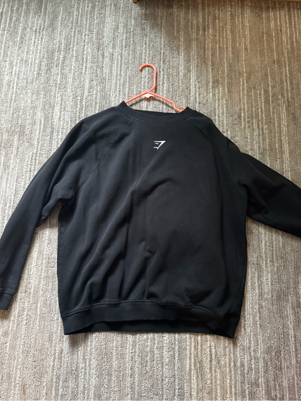 Gymshark Training Oversized Fleece Sweatshirt with Small White Logo